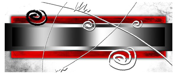 Apstraktna slika (120x50 cm)
