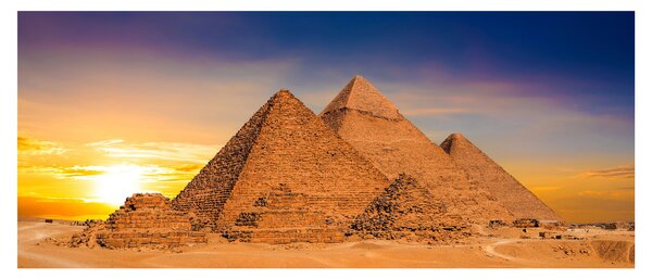 Slika - Egipatske piramide (120x50 cm)