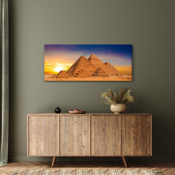 Slika - Egipatske piramide (120x50 cm)