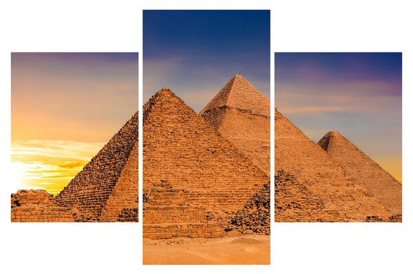 Slika - Egipatske piramide (90x60 cm)