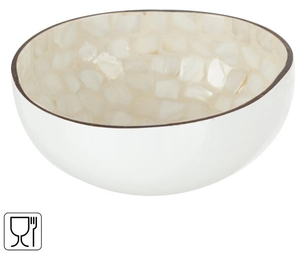 Plastična zdjelica KOKO 13 cm, bijela
