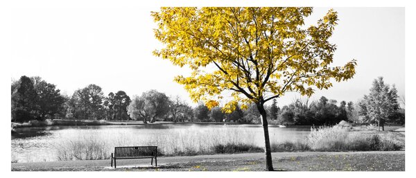 Slika - Odmor u parku (120x50 cm)