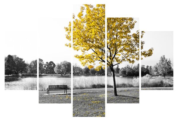 Slika - Odmor u parku (150x105 cm)