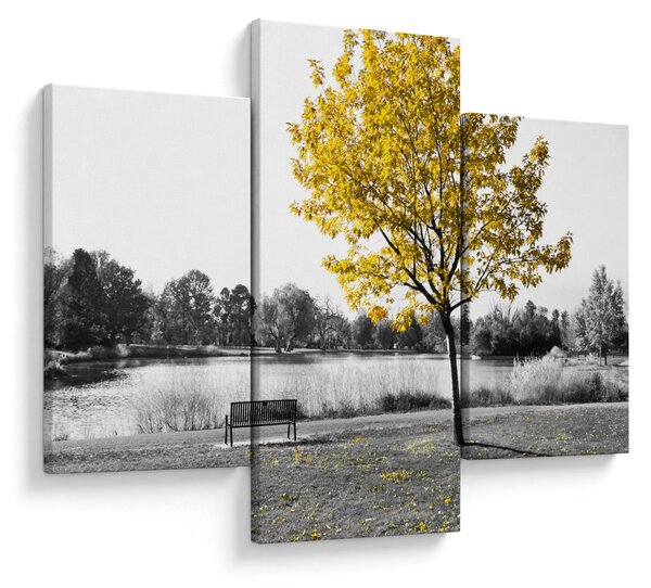 Slika - Odmor u parku (90x60 cm)