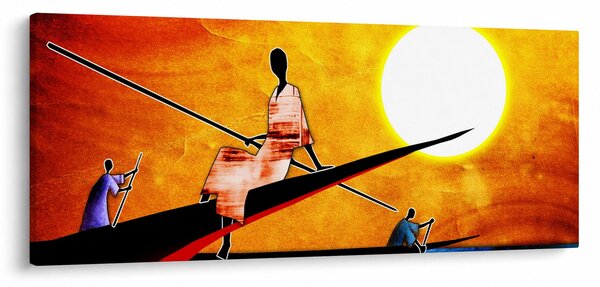 Slika drevne antičke slike (120x50 cm)