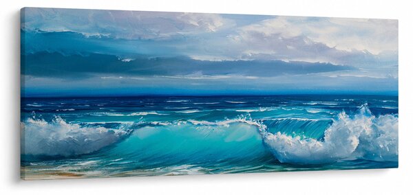 Slika - Morski valovi (120x50 cm)