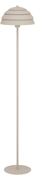 EGLO Podna lampa Vittorito, pijeskovito bež, metal, visina 145 cm, E27, Bež, Dnevni boravak/blagovaonica, Metal