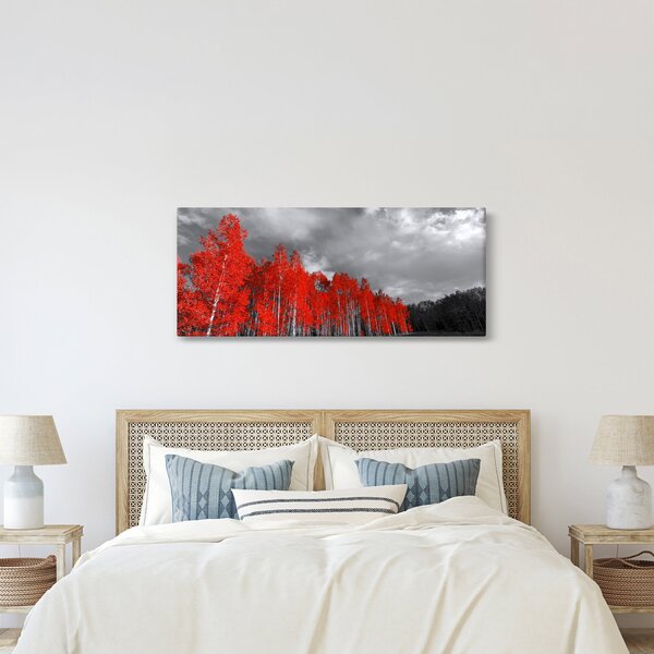 Slika - Drveće u jesenskim bojama (120x50 cm)