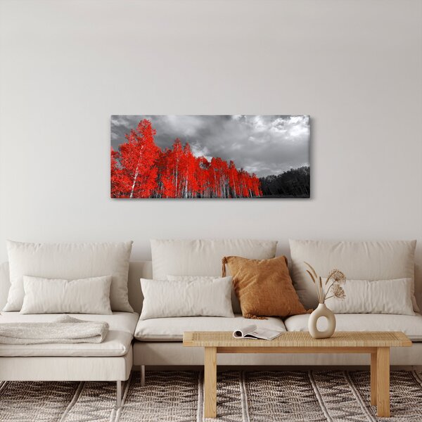 Slika - Drveće u jesenskim bojama (120x50 cm)