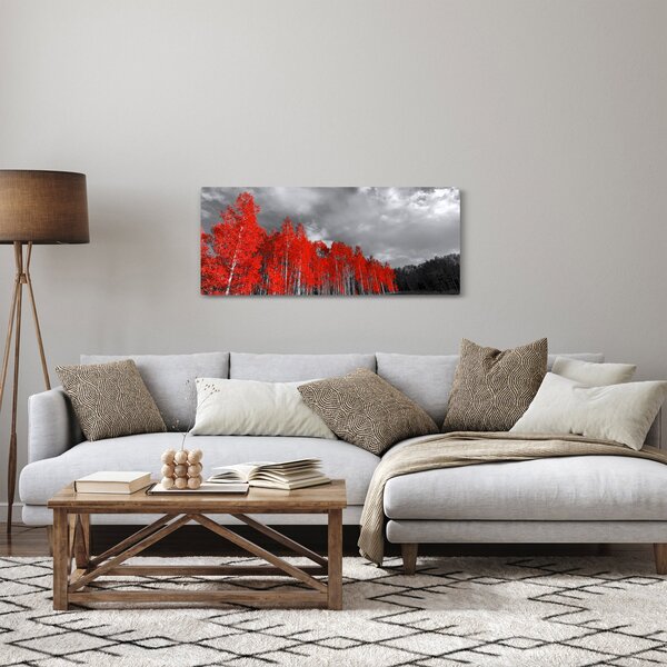 Slika - Drveće u jesenskim bojama (120x50 cm)