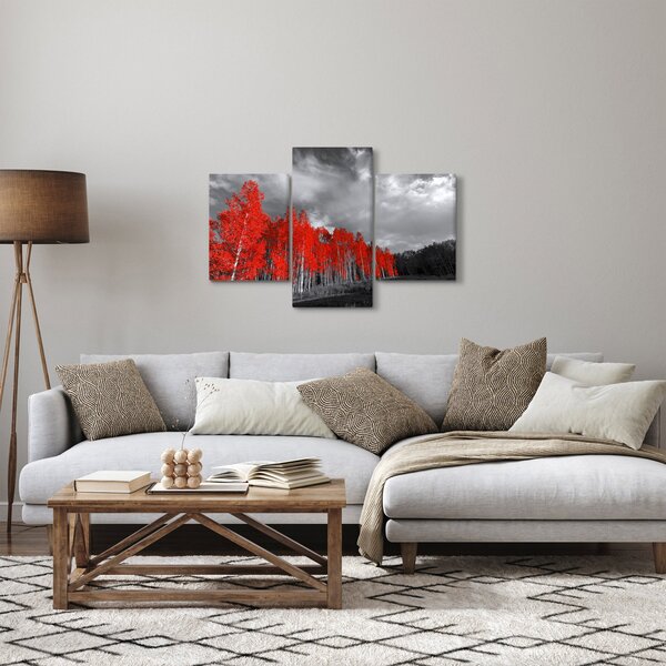 Slika - Drveće u jesenskim bojama (90x60 cm)