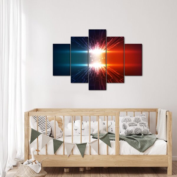 Apstraktna slika aktivnog naboja (150x105 cm)