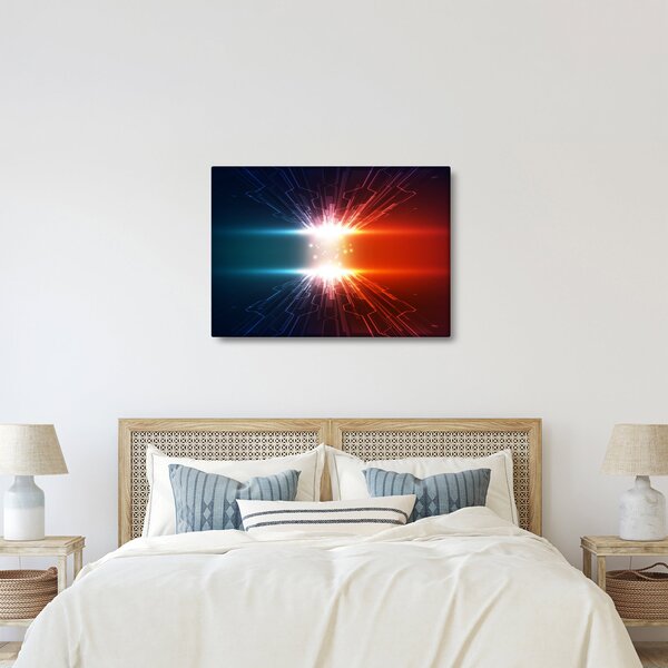 Apstraktna slika aktivnog naboja (70x50 cm)