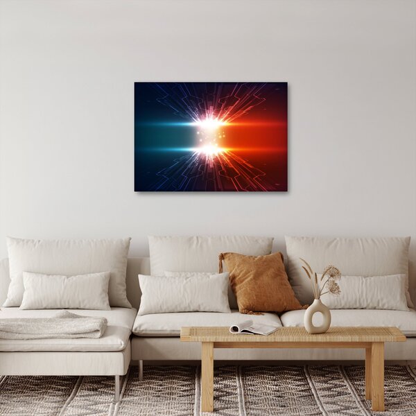 Apstraktna slika aktivnog naboja (70x50 cm)