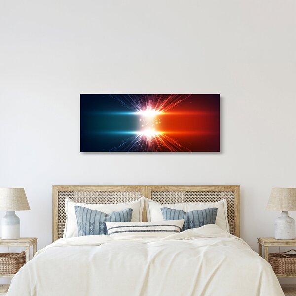 Apstraktna slika aktivnog naboja (120x50 cm)