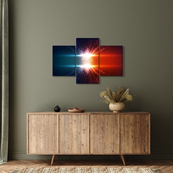 Apstraktna slika aktivnog naboja (90x60 cm)