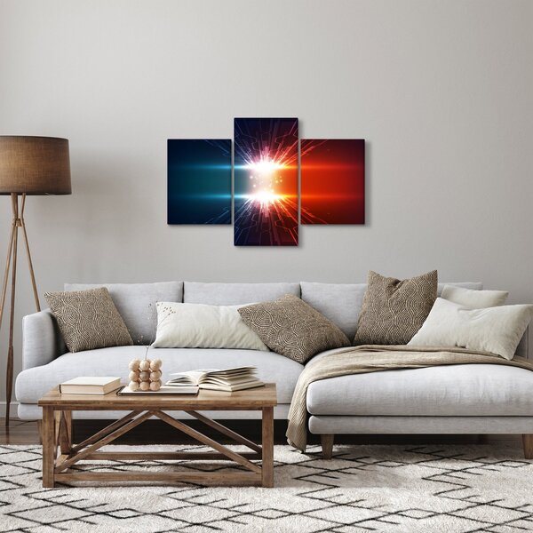 Apstraktna slika aktivnog naboja (90x60 cm)
