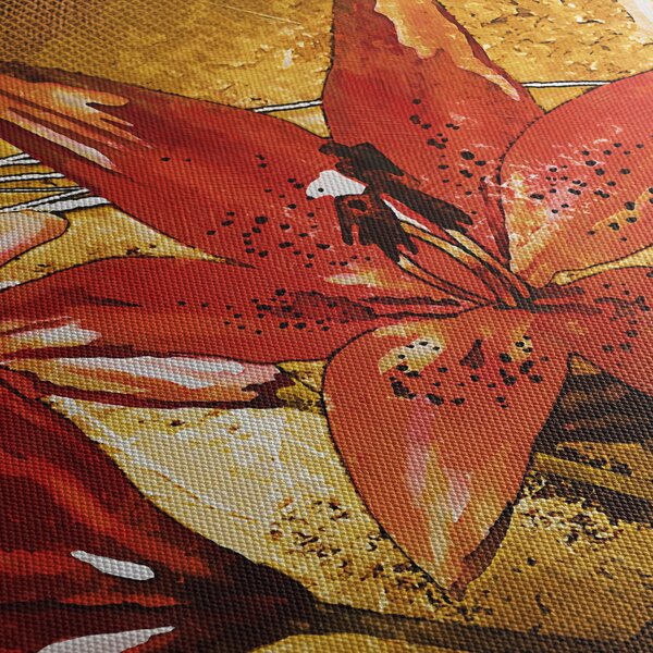 Slika cvjetova ljiljana (90x60 cm)