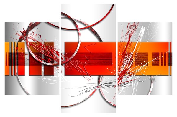 Apstraktna slika (90x60 cm)