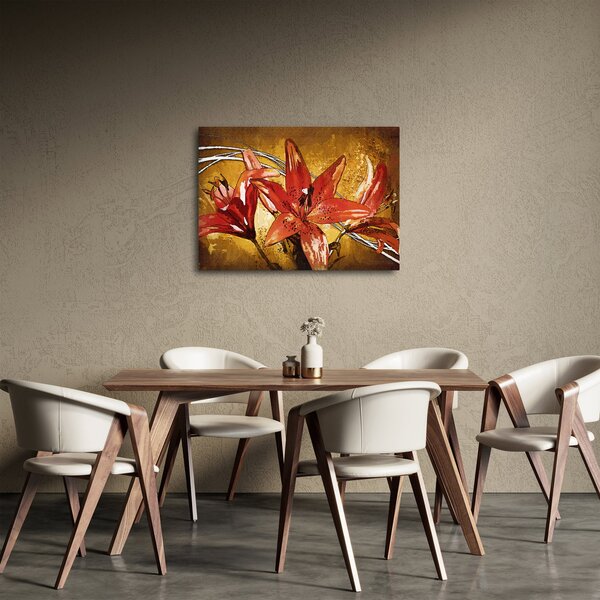 Slika cvjetova ljiljana (70x50 cm)