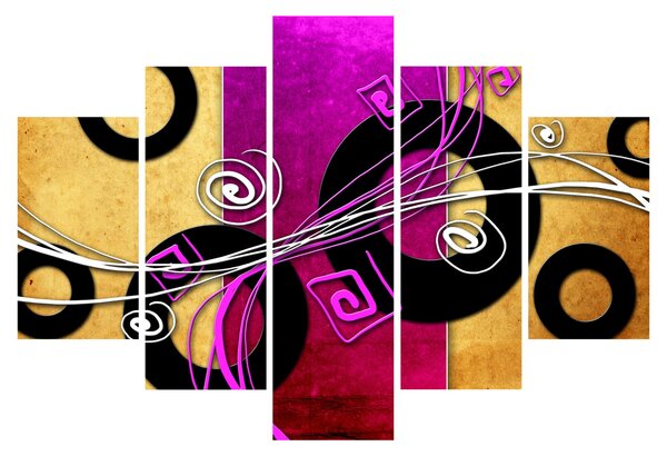 Slika apstrakcije (150x105 cm)
