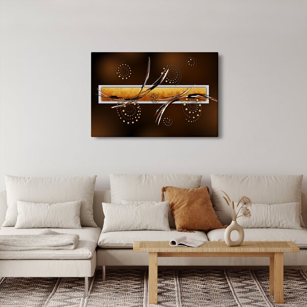 Slika apstrakcije - Leptiri (90x60 cm)