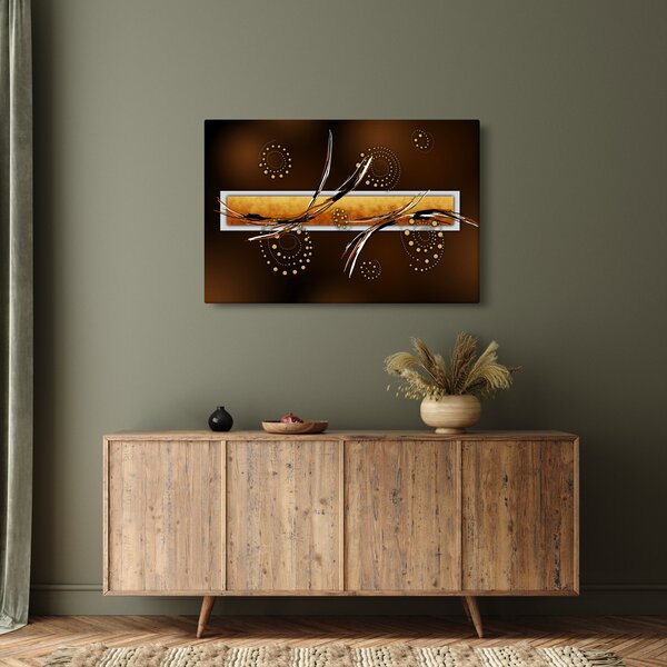 Slika apstrakcije - Leptiri (90x60 cm)