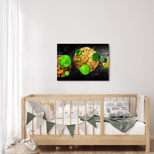 Slika apstrakcije - Kugle (70x50 cm)