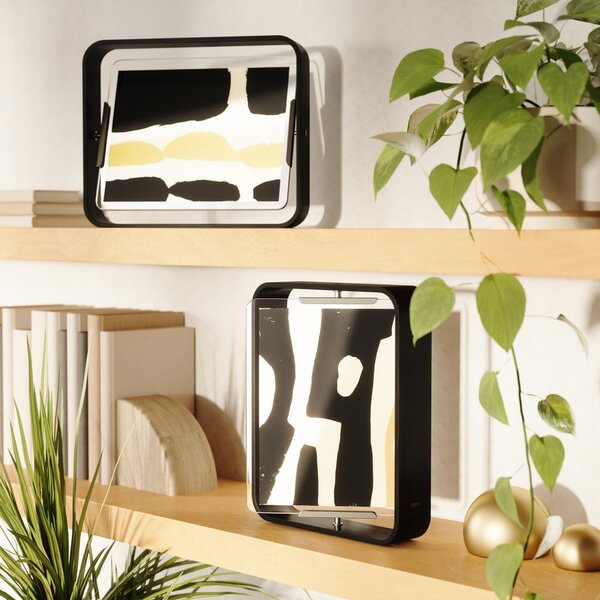 Crni drveni stojeći okvir 26x31,5 cm Bellwood – Umbra