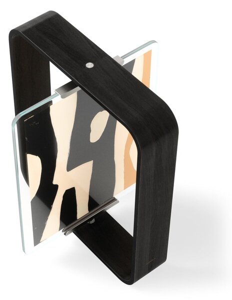 Crni drveni stojeći okvir 26x31,5 cm Bellwood – Umbra
