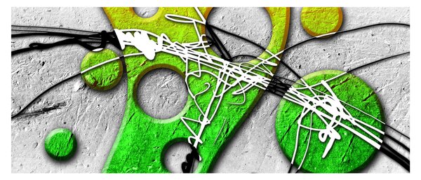 Apstraktna slika (120x50 cm)