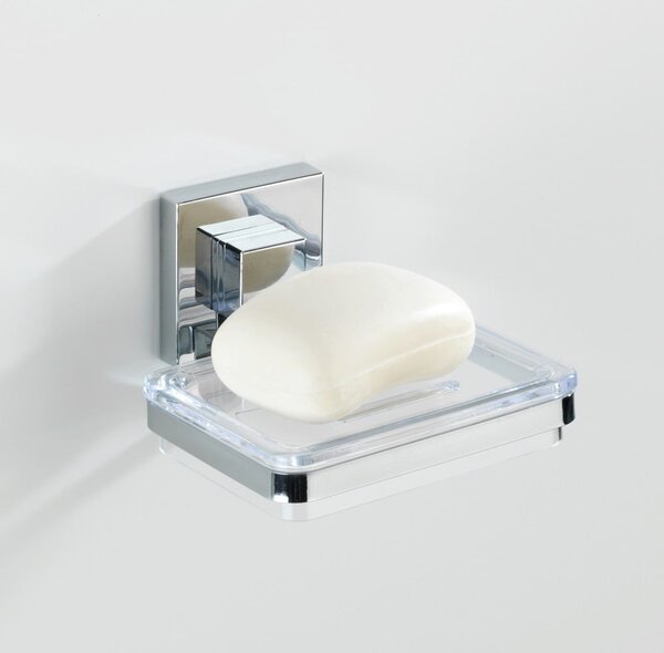 Samostojeća posuda za sapun Wenko Vacuum-Loc, 12 x 12 cm