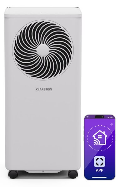 Klarstein Aero Ring 7´9K klima uređaj 9.000 BTU, prijenosni i inteligentni, maks. 31 m² s glasovnim upravljanjem