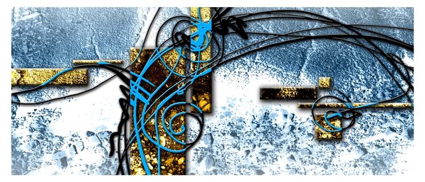Apstraktna slika (120x50 cm)