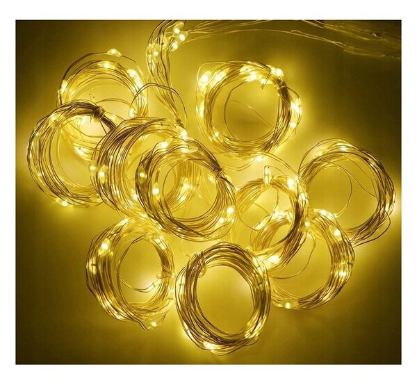 LED svjetlosna zavjesa STAR RAIN 3x3 m, topla bijela