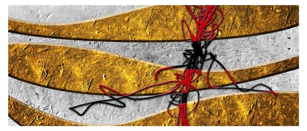 Apstraktna slika (120x50 cm)
