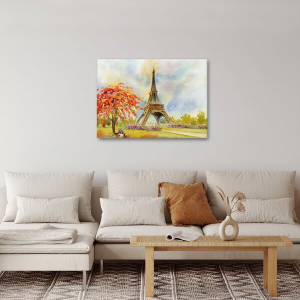 Slikana slika Eiffelovog tornja (70x50 cm)