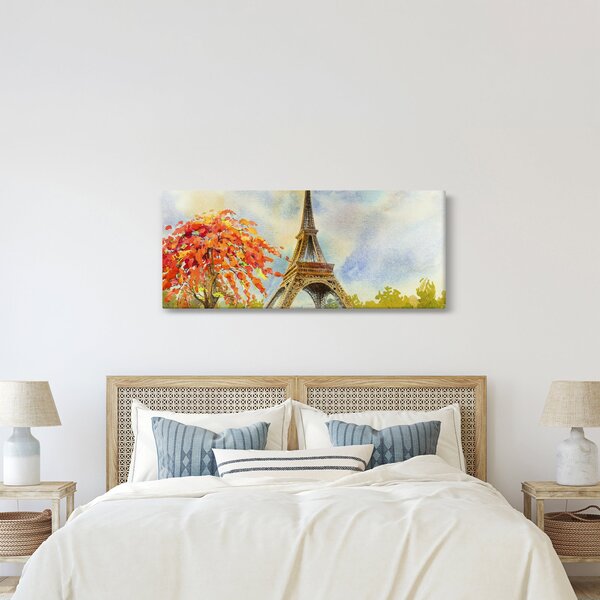 Slikana slika Eiffelovog tornja (120x50 cm)