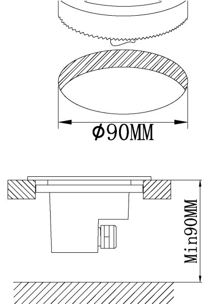 Eglo 93482 - LED Vanjska rasvjeta za kućni prilaz LAMEDO LED/2,5W/230V IP65