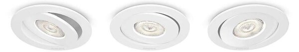 Philips 59183/31/16 - SET 3x LED ugradbena svjetiljka ASTEROPE LED/4,5W/230V