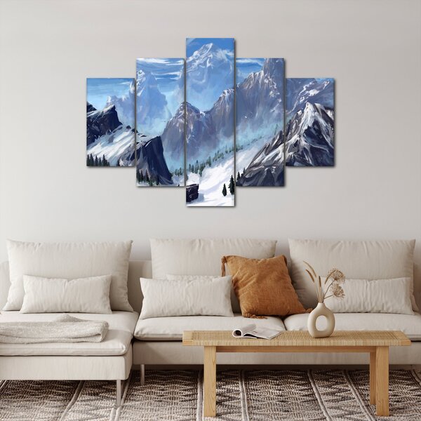 Slika - Naslikane planine (150x105 cm)