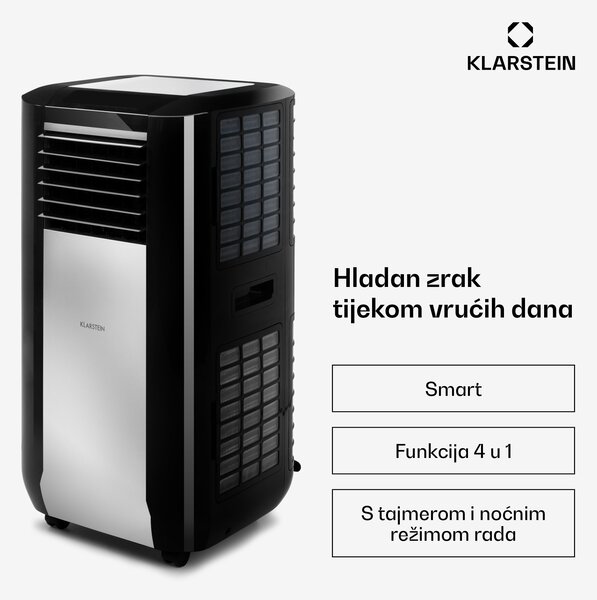 Klarstein Max Breeze Smart, prijenosna klima, 15000 BTU / h (4,4 kW), energetski razred A