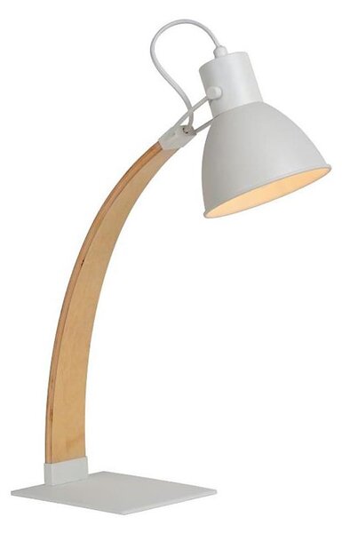 Lucide 03613/01/31 - Stolna lampa CURF 1xE27/60W/230V bijela