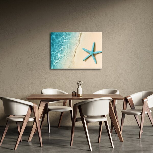 Slika - Morska zvijezda na plaži (70x50 cm)