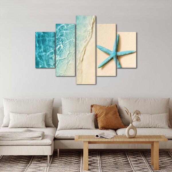 Slika - Morska zvijezda na plaži (150x105 cm)