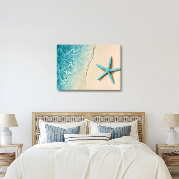 Slika - Morska zvijezda na plaži (70x50 cm)