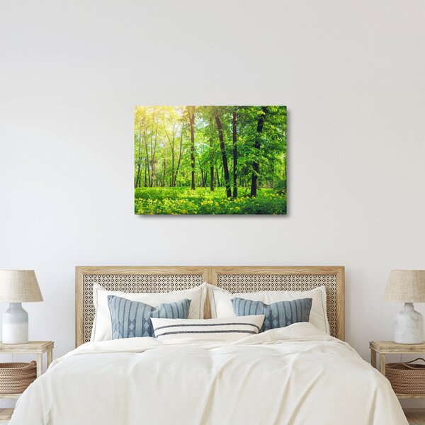 Slika - Proljetna listopadna šuma (70x50 cm)