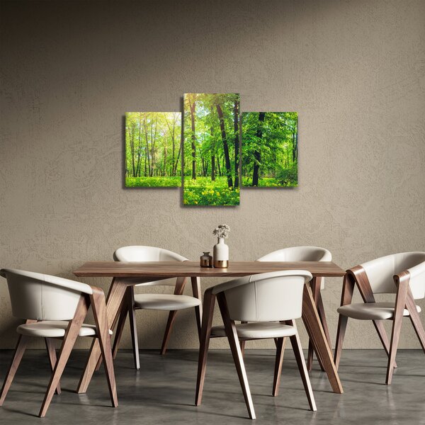 Slika - Proljetna listopadna šuma (90x60 cm)