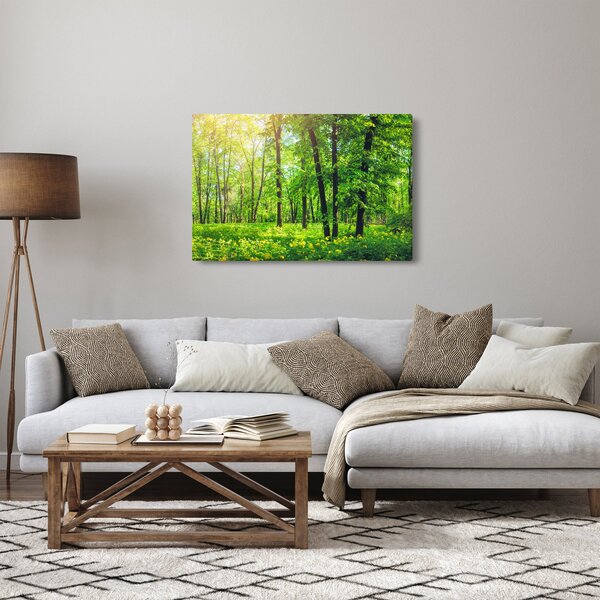 Slika - Proljetna listopadna šuma (90x60 cm)