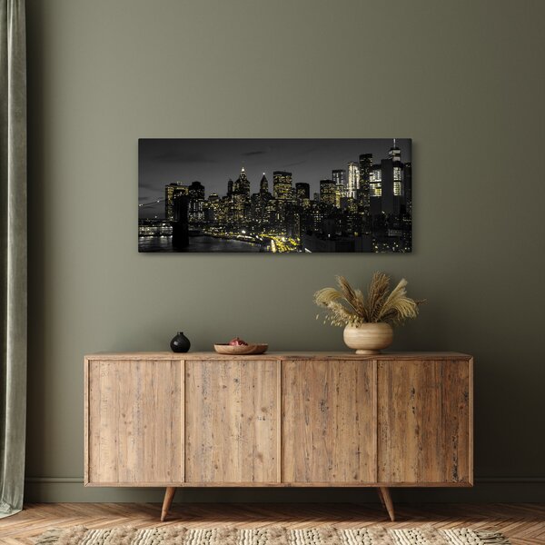 Slika noćne metropole (120x50 cm)